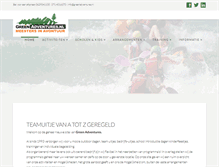 Tablet Screenshot of greenadventures.nl